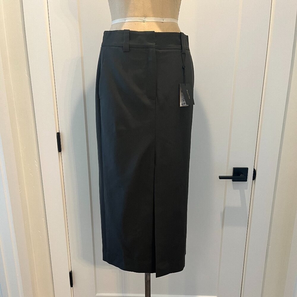 Massimo Dutti High Waist Slit Skirt, Med, NWT